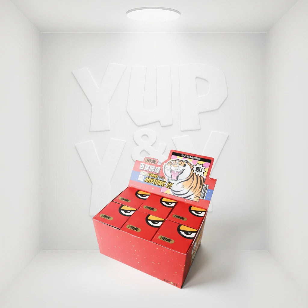 52Toys Fat Tiger Can Be Anything!!! Blind Box Display (Case of 6)