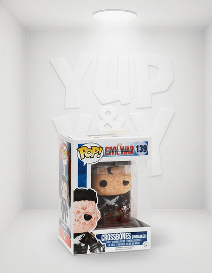 Captain America: Civil War Crossbones Unmasked Dorbz Vinyl Figure - Entertainment Earth Exclusive