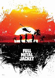 MightyPrint Full Metal Jacket - Sunset Chopper Wall Art