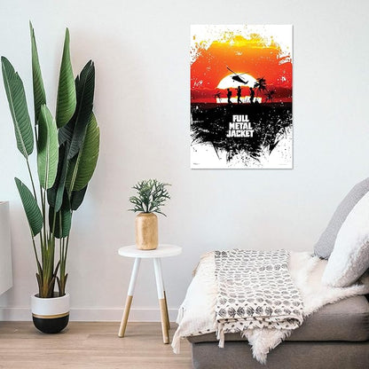 MightyPrint Full Metal Jacket - Sunset Chopper Wall Art