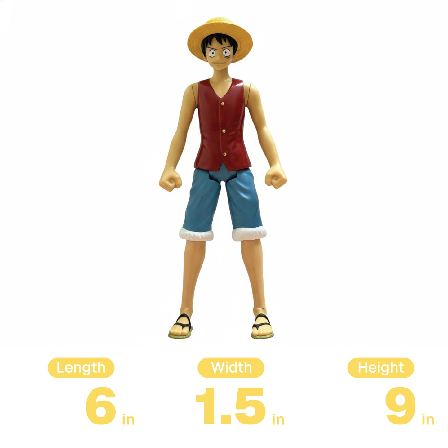 Abysse OBYZ One Piece - Monkey.D.Luffy Action Figure
