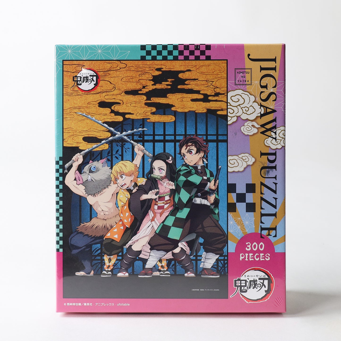 Ensky Demon Slayer: Kimetsu no Yaiba "Tanjiro, Nezuko, Zenitsu and Inosuke" Jigsaw Puzzle (300 Pieces)