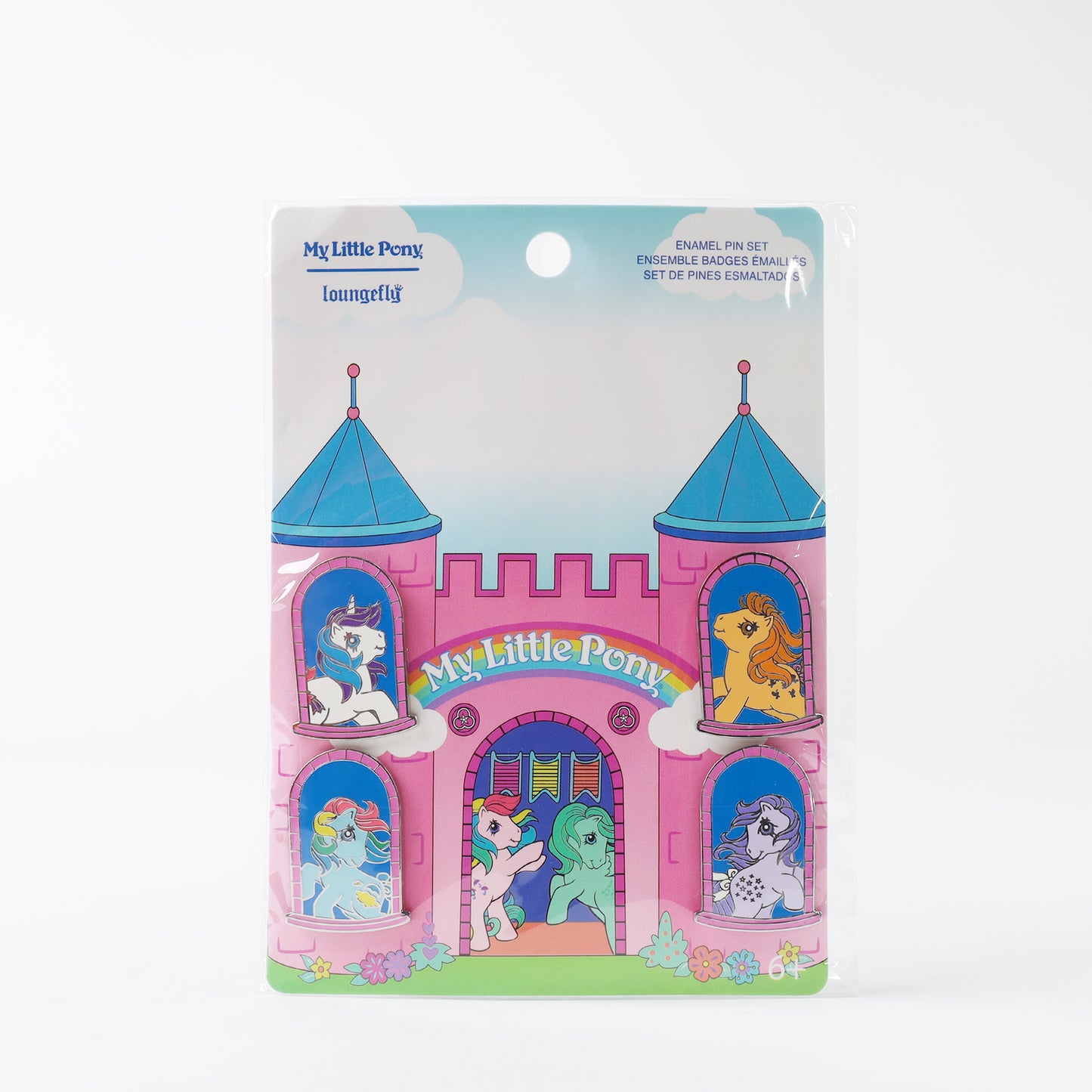 Loungefly My Little Pony - Castle Windows 4-pc. Enamel Pin Set