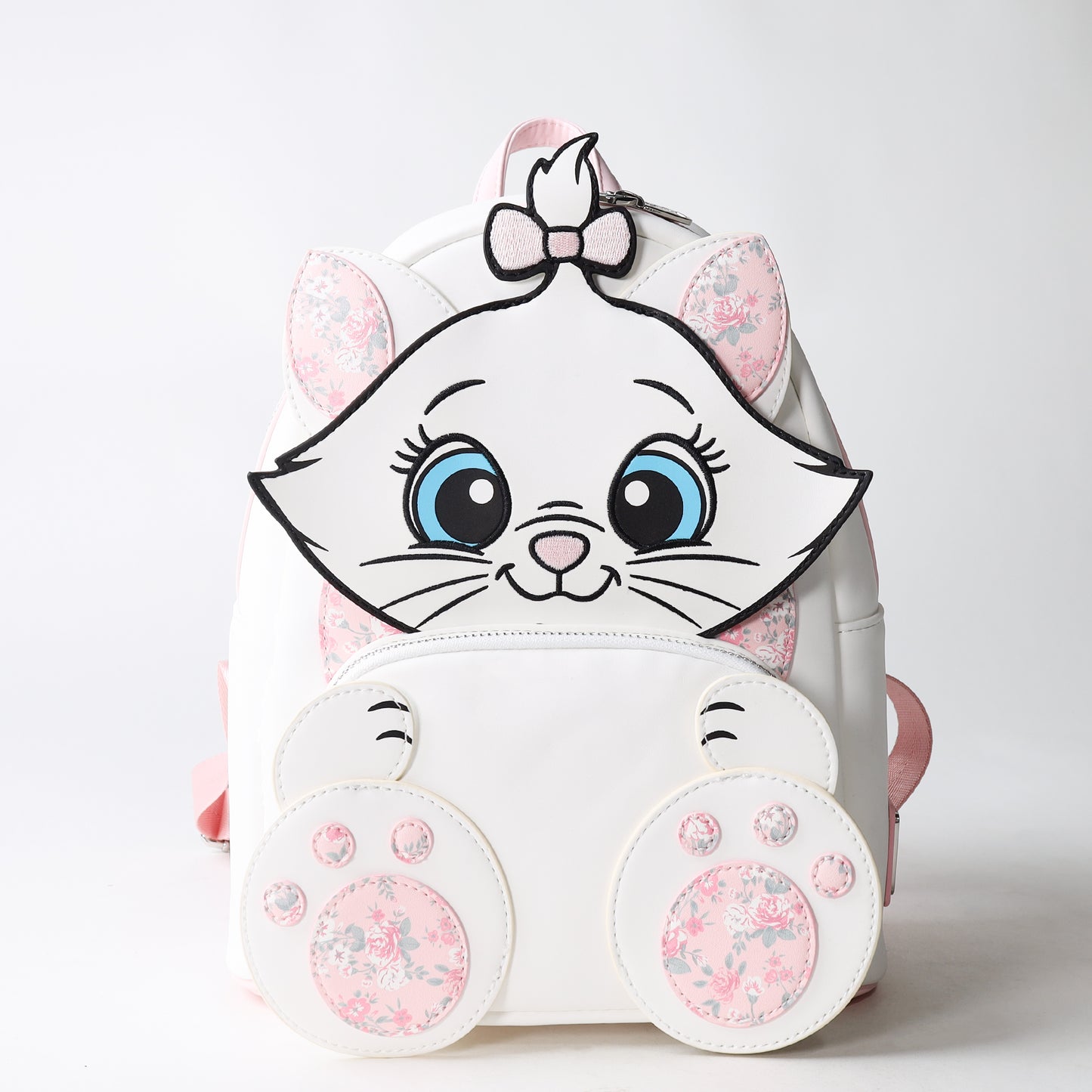 LF Disney Marie floral footsy Mini Backpack