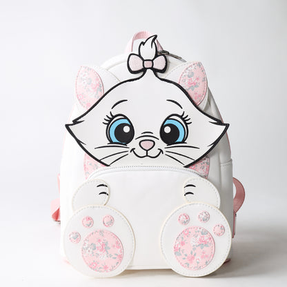 LF Disney Marie floral footsy Mini Backpack