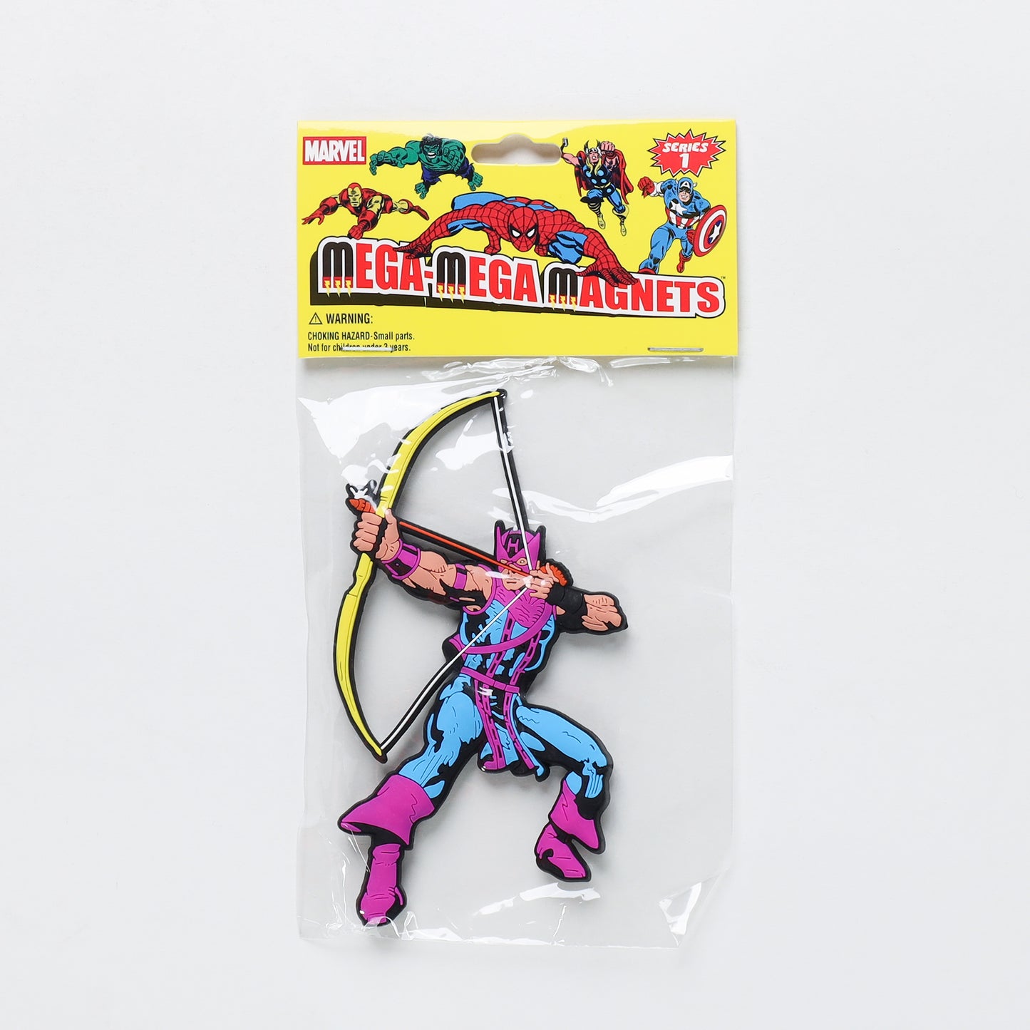 Marvel Avengers Hawkeye Front Mega Mega Magnet