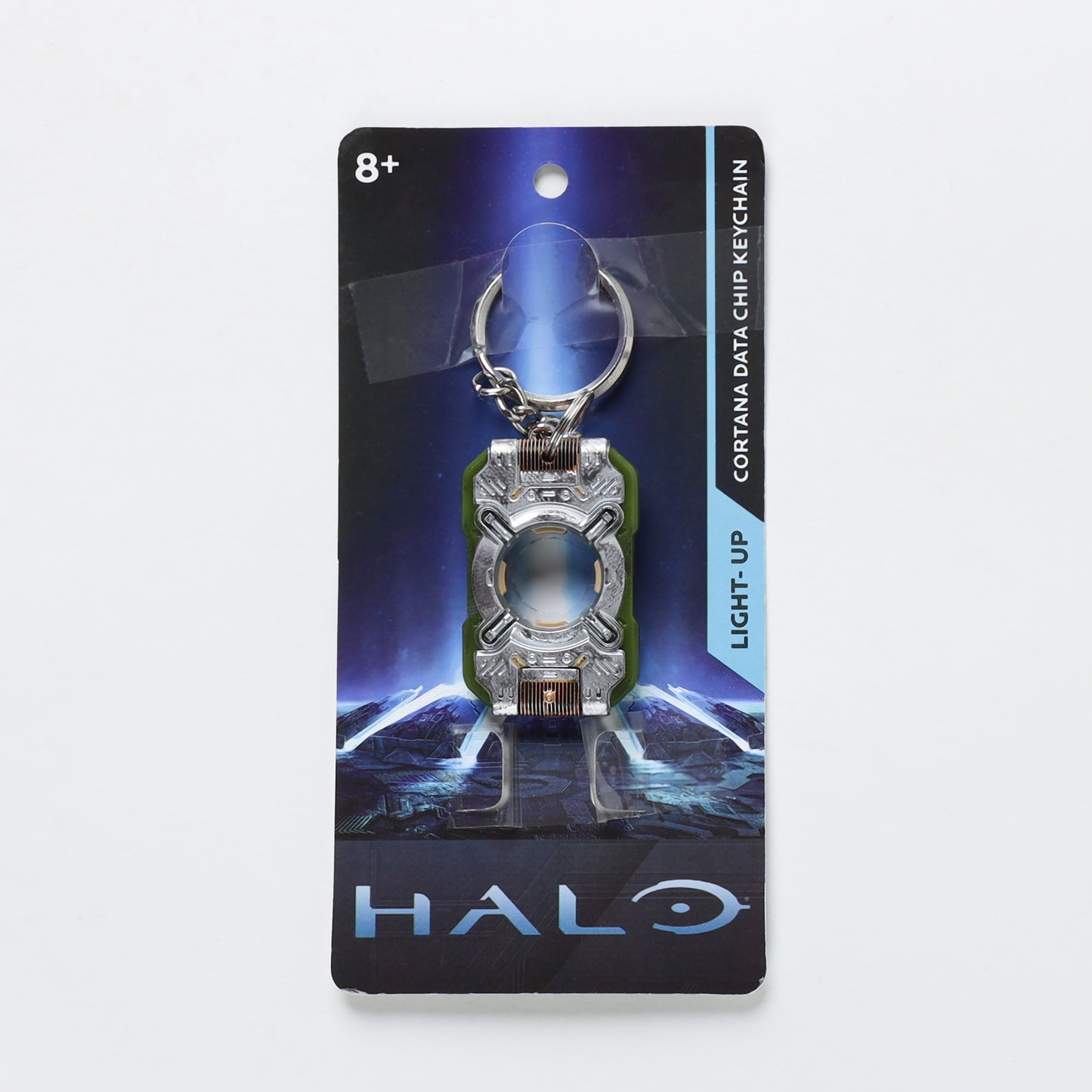 Halo Light Up Key Chain Cortana Data Chip Keychain