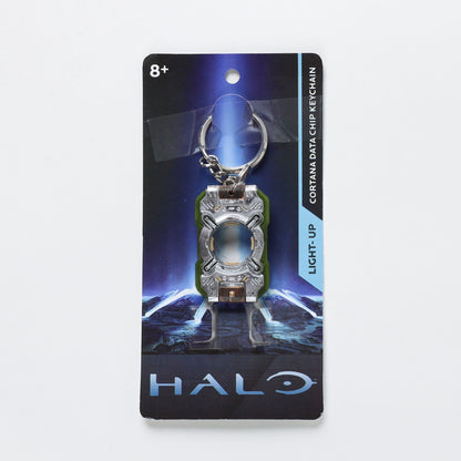 Halo Light Up Key Chain Cortana Data Chip Keychain