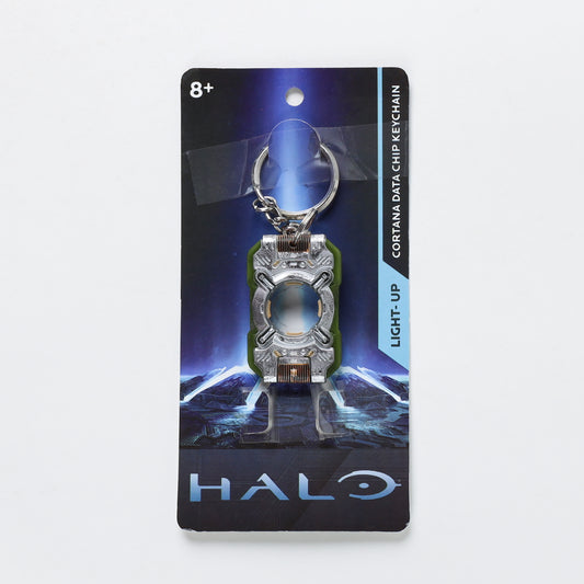 Halo Light Up Key Chain Cortana Data Chip Keychain