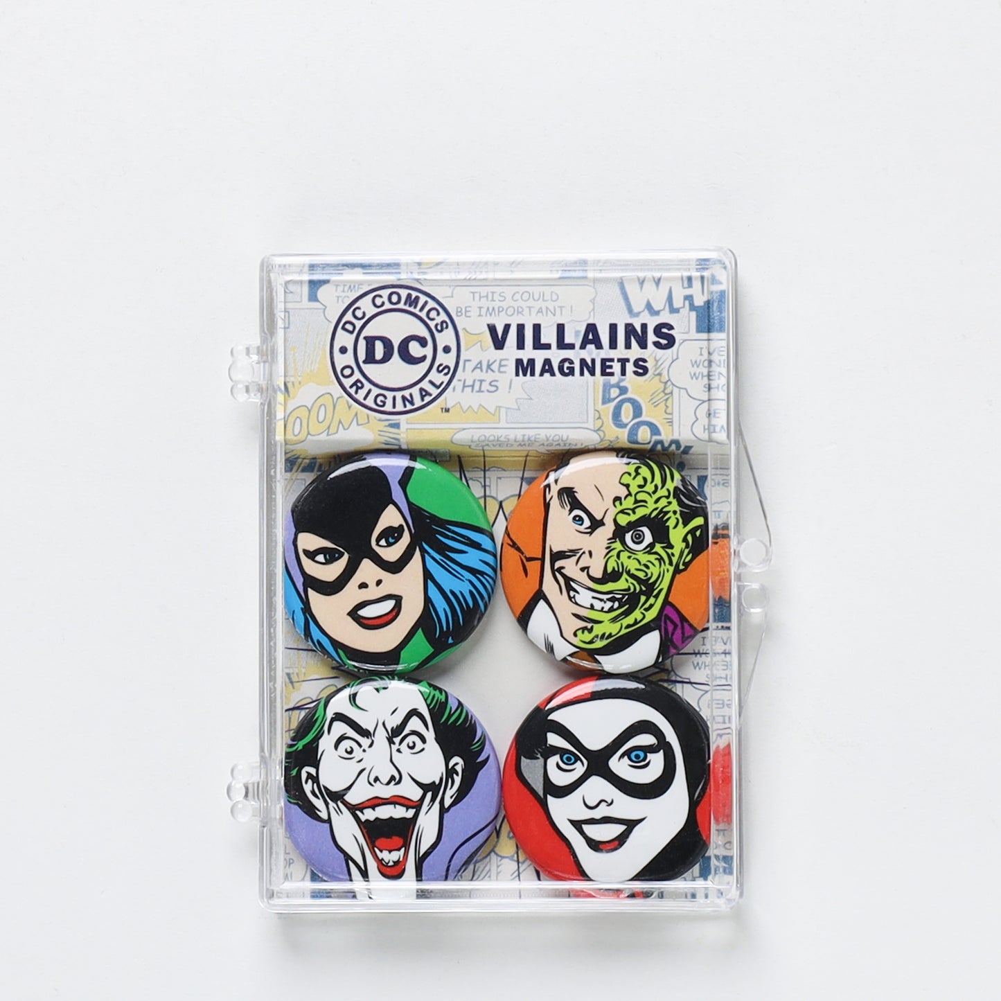 DC Comics Villains 4-Piece Magnet Set