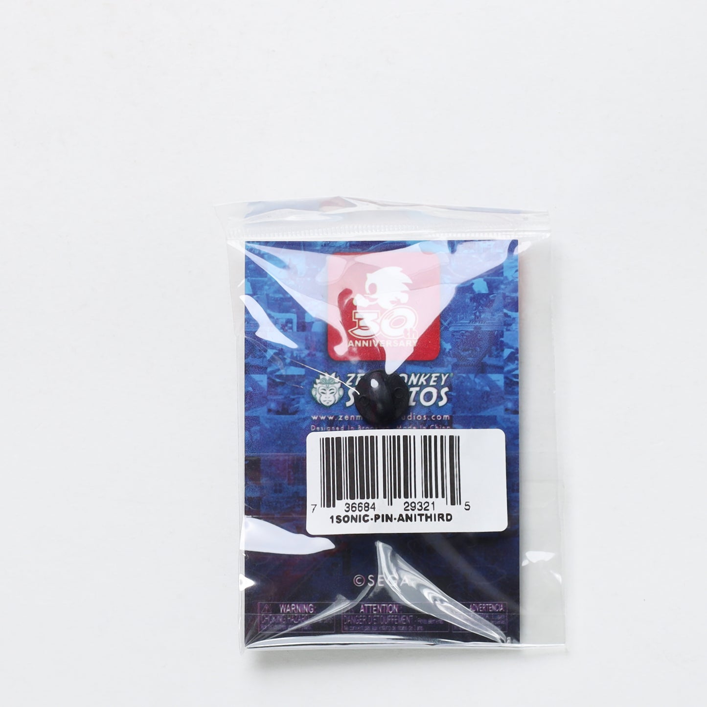 Zen Monkey Studios Sonic the Hedgehog - Sonic 3 Limited Edition Pin