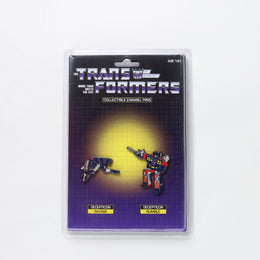 Transformers: Ravage and Rumble Retro Pin Set