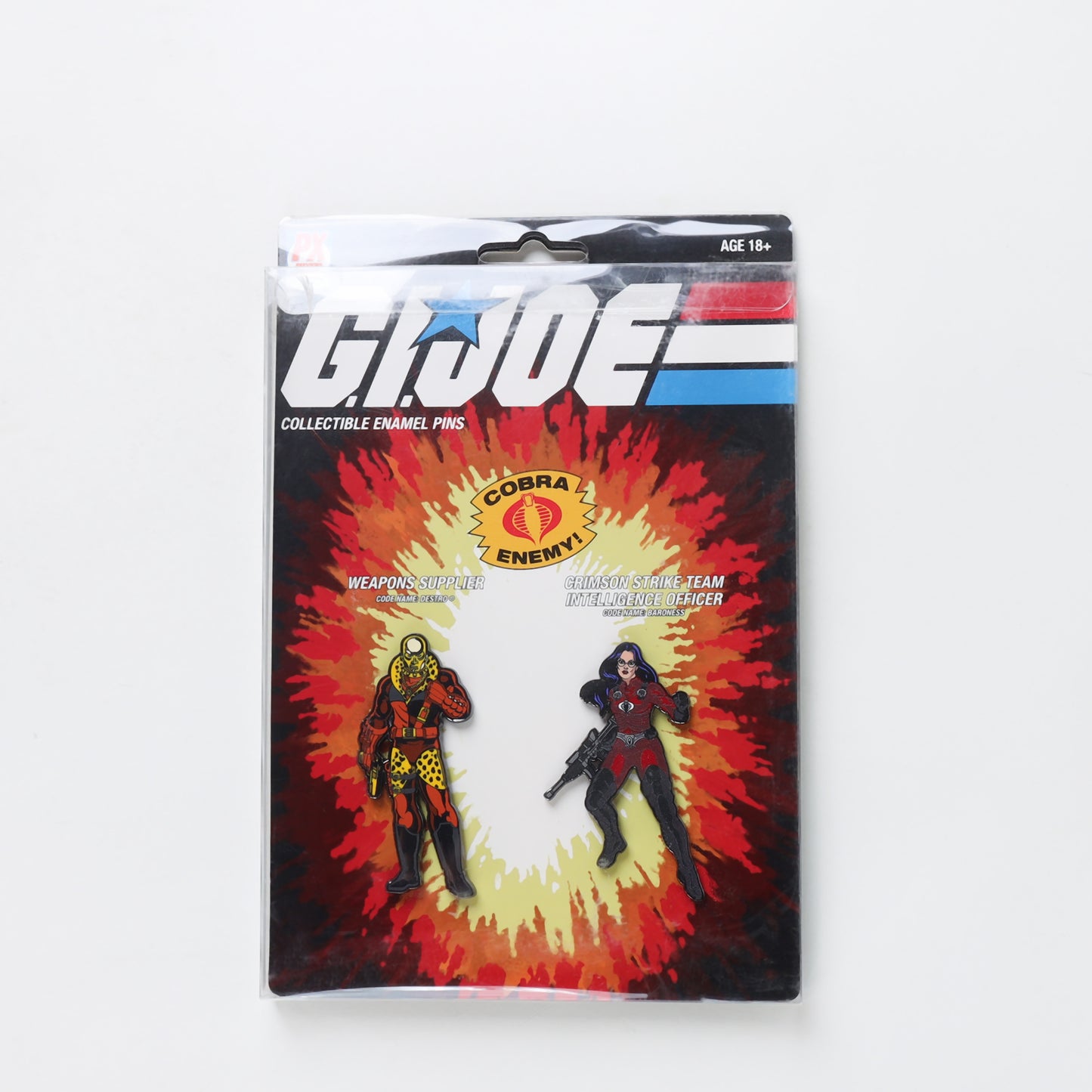 Icon Heroes G.I. Joe - Destro X Baroness Retro Pin