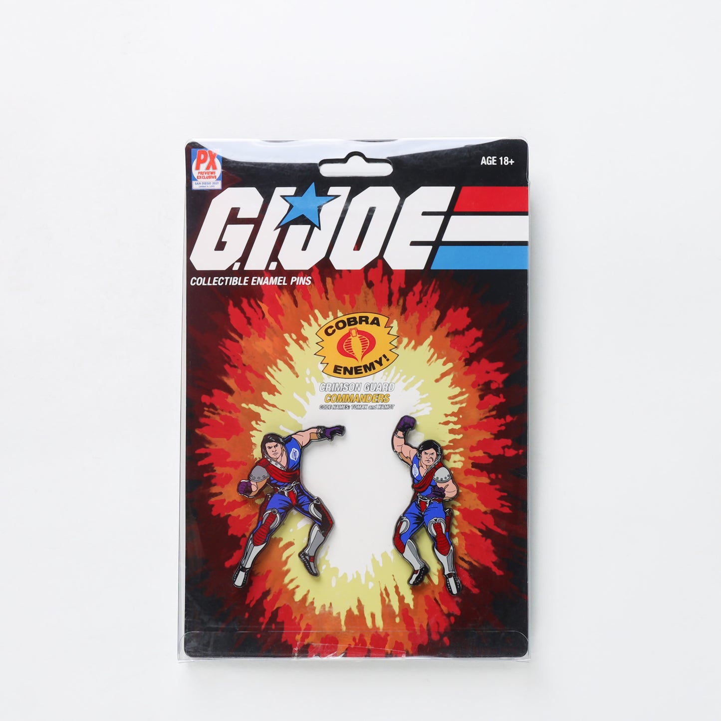 Icon Heroes G.I. Joe - Tomax x Xamot Retro Pin Set