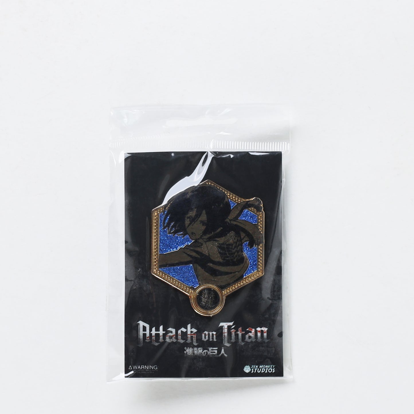 Zen Monkey Studios Attack On Titan - Golden Series Mikasa Ackerman Collectible Enamel Pin