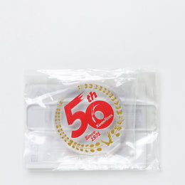 Bandai Logo Display Stand - Kamen Rider 50th Anniversary Clear