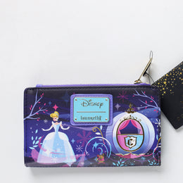 Loungefly DISNEY Cinderella Castle Series Flap Wallet Magical Coach
