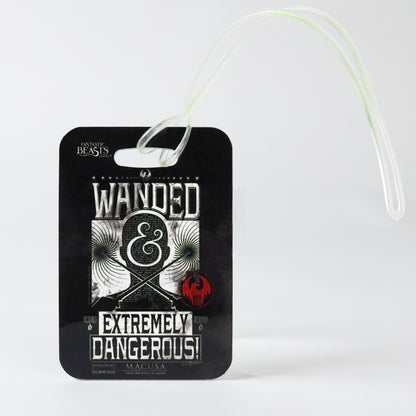 Fantastic Beasts and Where to Find Them (Wanded Poster - Black) Luggage Tag