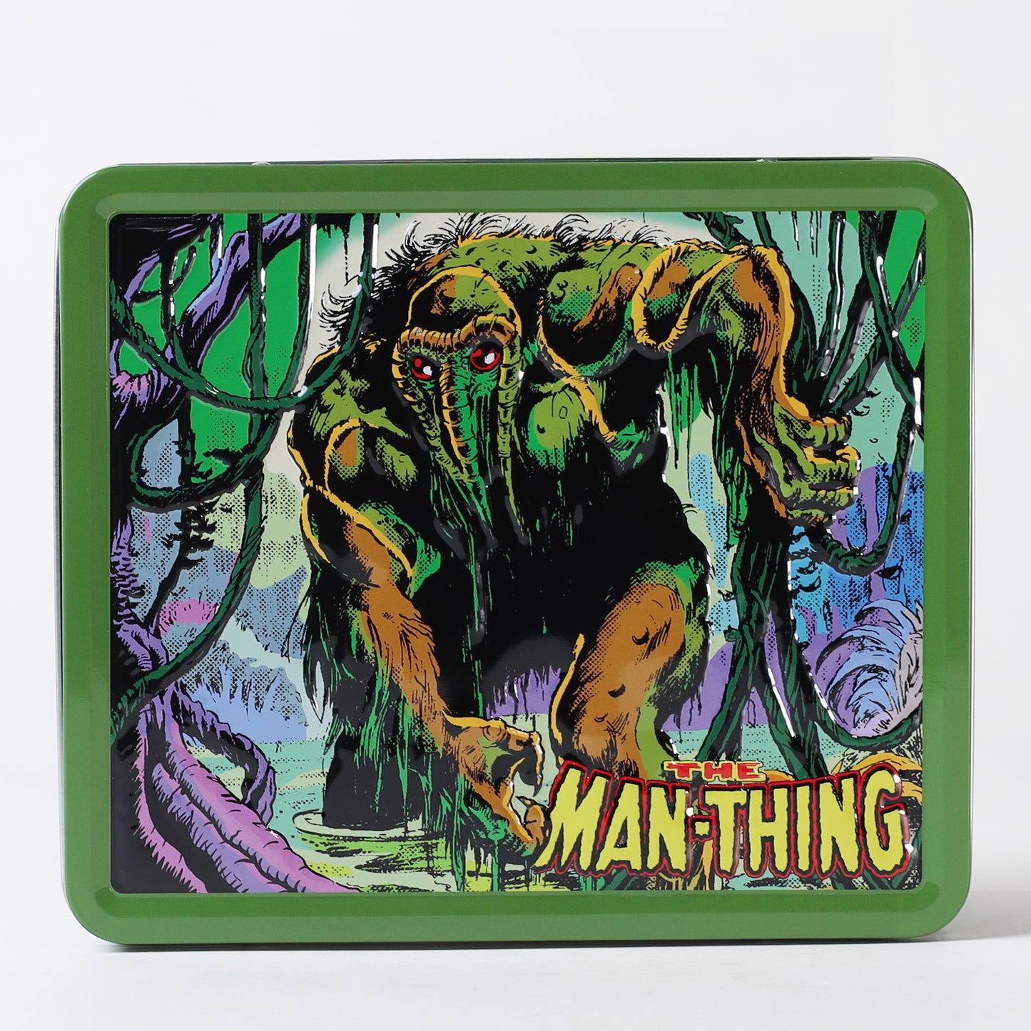 Surreal Entertainment Tin Titans Marvel's Man-Thing Lunchbox With Thermos (2023 SDCC Exclusive)