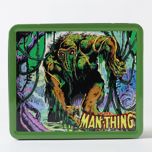 Surreal Entertainment Tin Titans Marvel's Man-Thing Lunchbox With Thermos (2023 SDCC Exclusive)