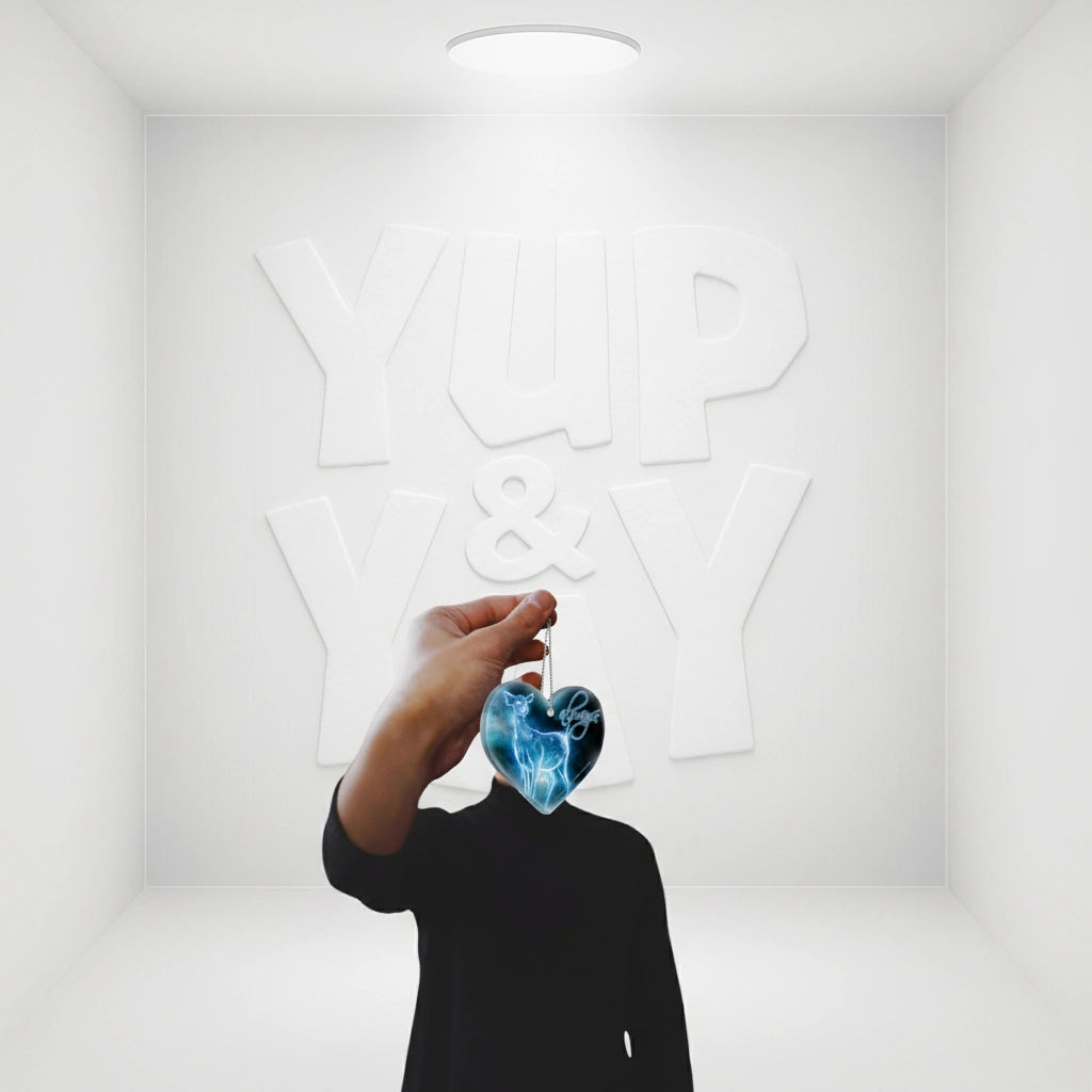 Harry Potter Always Patronus Heart Shaped Hanging Acrylic