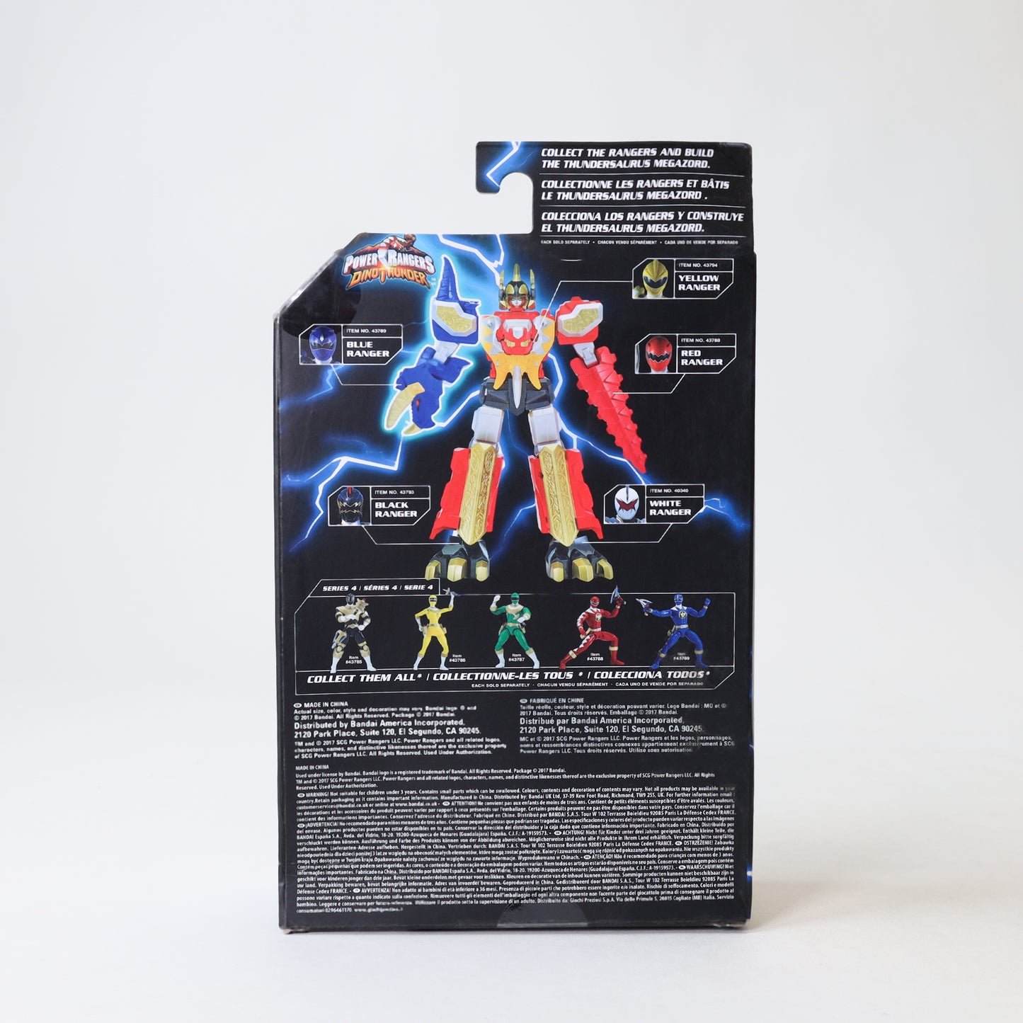 Bandai Power Rangers: Dino Thunder Legacy - Blue Ranger 6" Action Figure