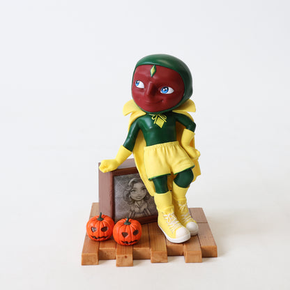 Iron Studios MiniCo Vinyl Statue: Wandavision - Vision (Halloween Ver.)