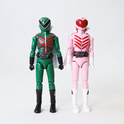 Evolution Toys Himitsu Sentai Gorenger - Momoranger & Midoranger
