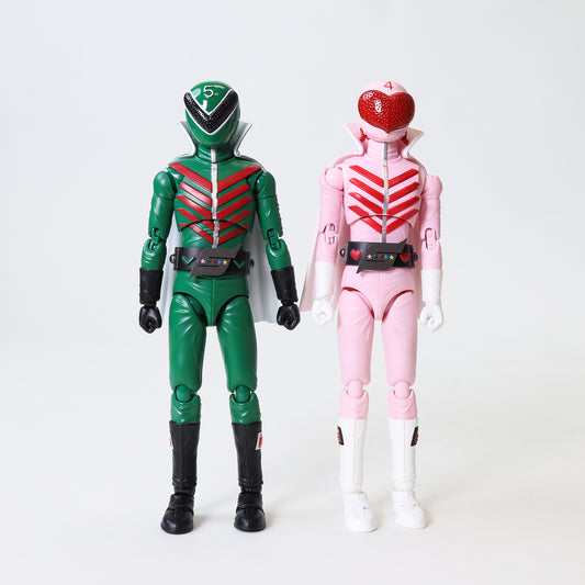 Evolution Toys Himitsu Sentai Gorenger - Momoranger & Midoranger