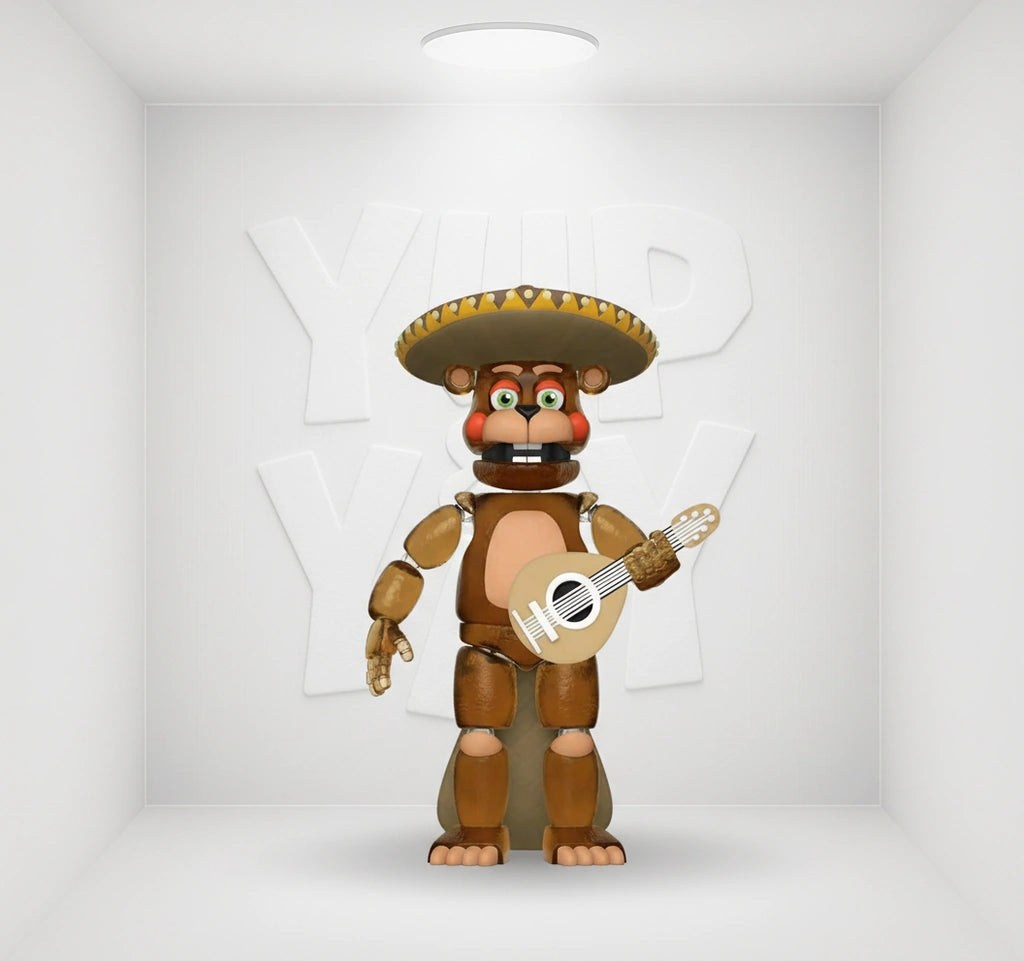 Funko Action Figure: FNAF Pizza Sim - El Chip (Translucent Glow)