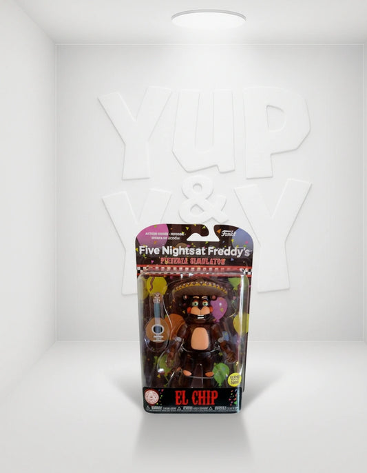Funko Action Figure: FNAF Pizza Sim - El Chip (Translucent Glow)