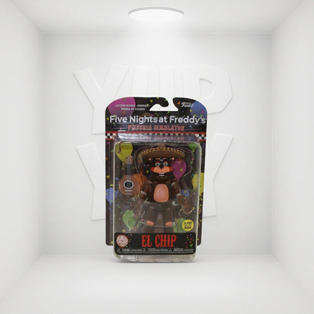 Funko Action Figure: FNAF Pizza Sim - El Chip (Translucent Glow)