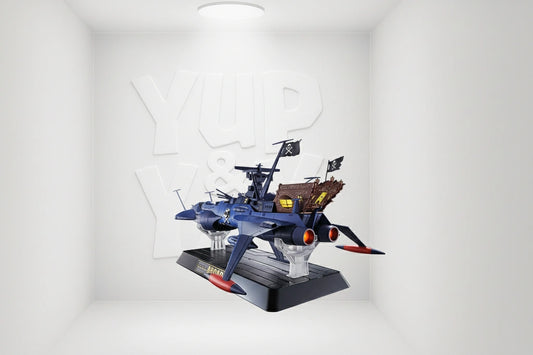 TAMASHII NATIONS - Space Pirate Captain Harlock - GX-93 Space PirateBattleship Arcadia, Bandai Spirits Soul of Chogokin Die-Cast Metal Collectible