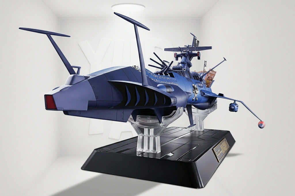 TAMASHII NATIONS - Space Pirate Captain Harlock - GX-93 Space PirateBattleship Arcadia, Bandai Spirits Soul of Chogokin Die-Cast Metal Collectible