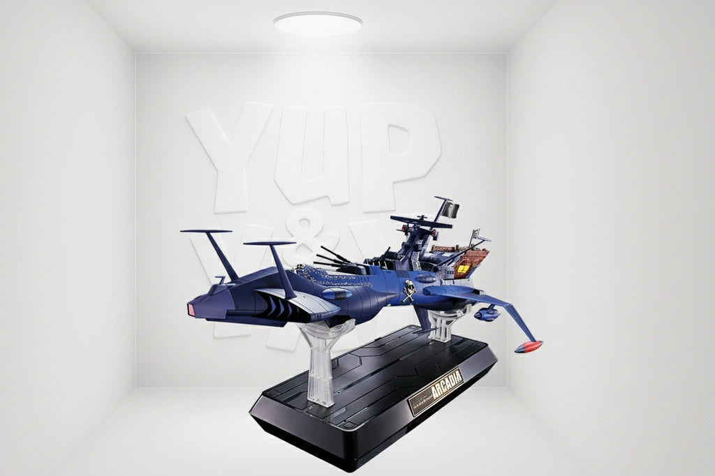 TAMASHII NATIONS - Space Pirate Captain Harlock - GX-93 Space PirateBattleship Arcadia, Bandai Spirits Soul of Chogokin Die-Cast Metal Collectible