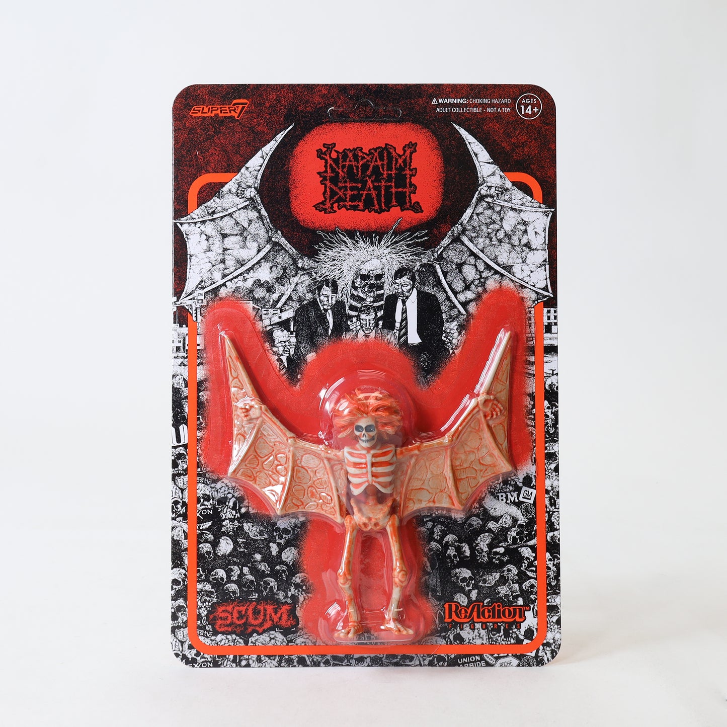 Super 7 Reaction 3.75" Action Figure: Napalm Death - Scum Demon