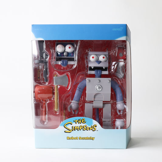 Super7 Ultimates 7-inch Series The Simpsons - Scratchy Robot figure
