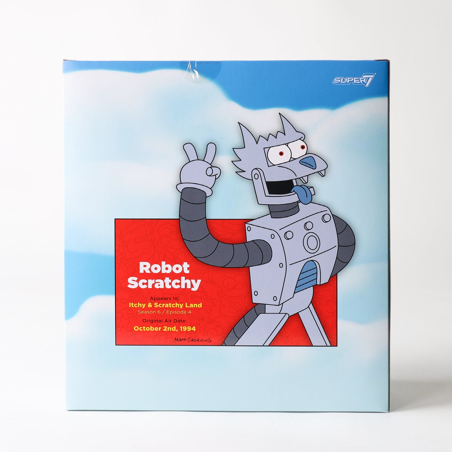 Super7 Ultimates 7-inch Series The Simpsons - Scratchy Robot figure
