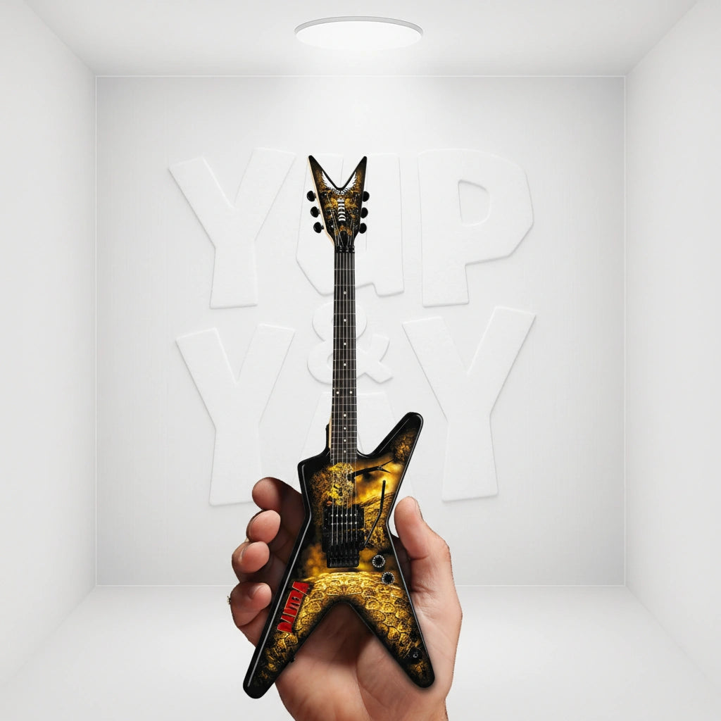 Axe Heaven:  Pantera - Dimebag Darrell The Great Southern Trendkill Dean Mini Guitar Replica