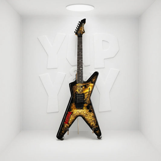 Axe Heaven:  Pantera - Dimebag Darrell The Great Southern Trendkill Dean Mini Guitar Replica