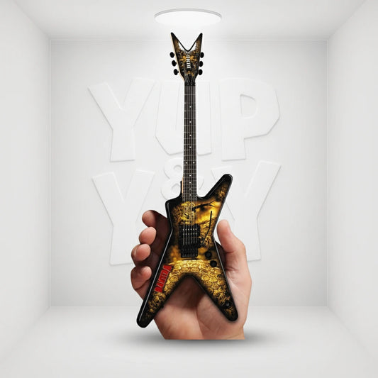Axe Heaven:  Pantera - Dimebag Darrell The Great Southern Trendkill Dean Mini Guitar Replica