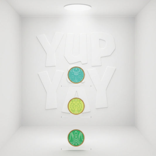 Bandai Logo Display Stand - Kamen Rider OOO's GataKiriBa Core