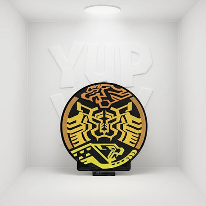 Bandai Logo Display Stand - Kamen Rider OOO's Ratora-ta Mark