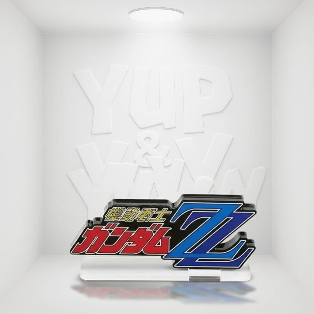 Bandai Logo Display Stand - ZZ Gundam