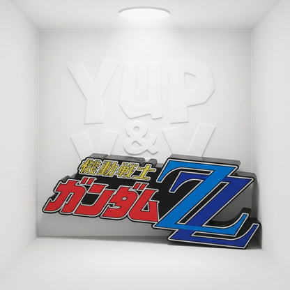 Bandai Logo Display Stand - ZZ Gundam