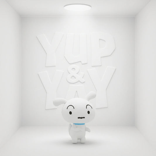 Banpresto Fluffy Puffy Series: Crayon Shin-Chan - Shiro (Ver. B)