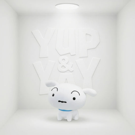 Banpresto Fluffy Puffy Series: Crayon Shin-Chan - Shiro (Ver. B)