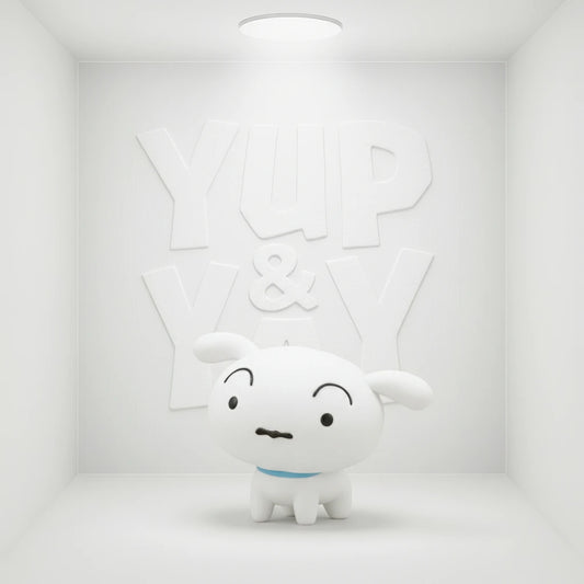 Banpresto Fluffy Puffy Series: Crayon Shin-Chan - Shiro (Ver. B)