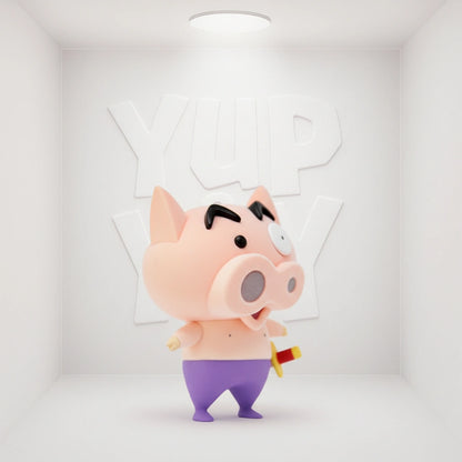 Banpresto Fluffy Puffy Series: Crayon Shin-Chan - Buriburi Zaemon V2 (Ver. B)