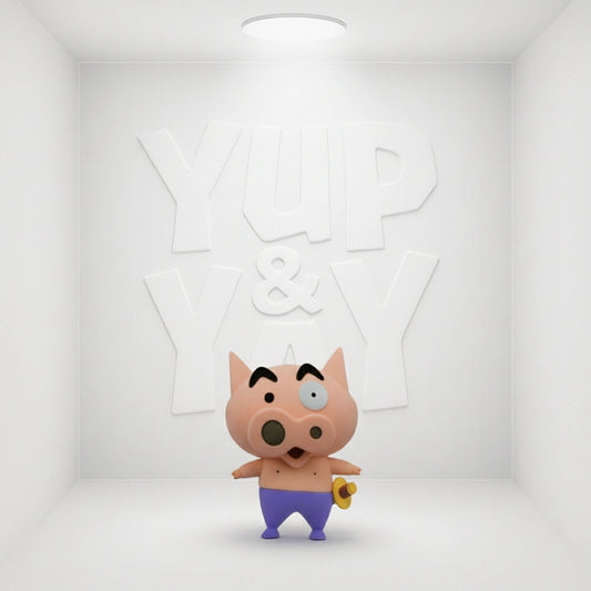 Banpresto Fluffy Puffy Series: Crayon Shin-Chan - Buriburi Zaemon (Ver. B)